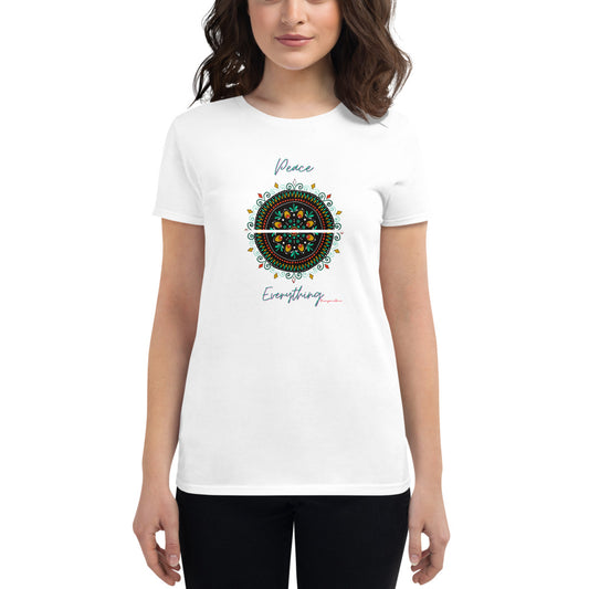 Peace Over Everything Women's short sleeve t-shirt