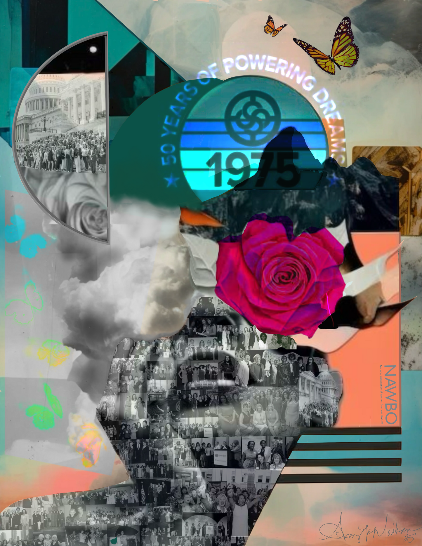 NAWBO 50 year Anniversary Poster